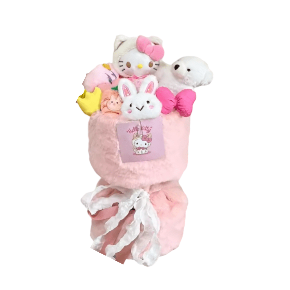 Sanrio Anime Hello Kitty Soft Plush Toy Bouquet Sanrio Anime Hello Kitty Soft Plush Toy Bouquet