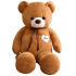 Giant Scarf Huge Light Brown Bear Plush Toy