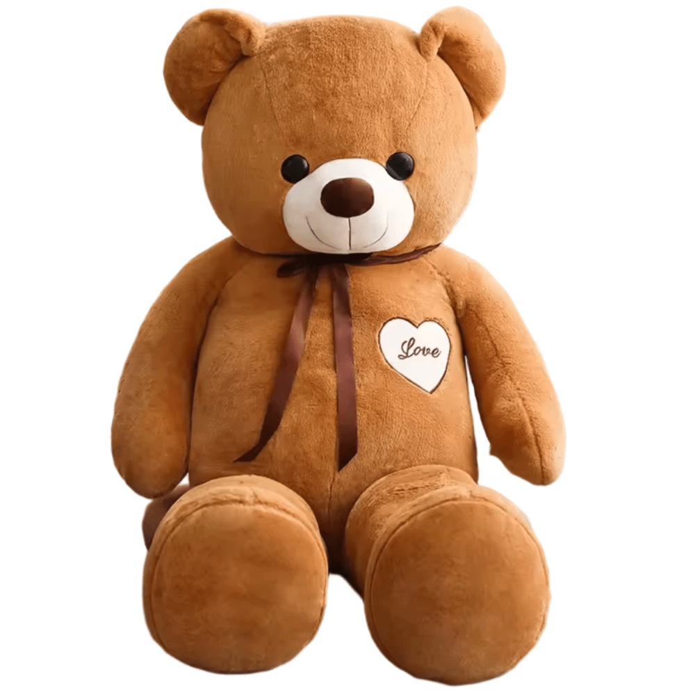 Giant Scarf Huge Light Brown Bear Plush Toy