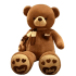 Huge Brown Scarf Love Bear Plush Toy