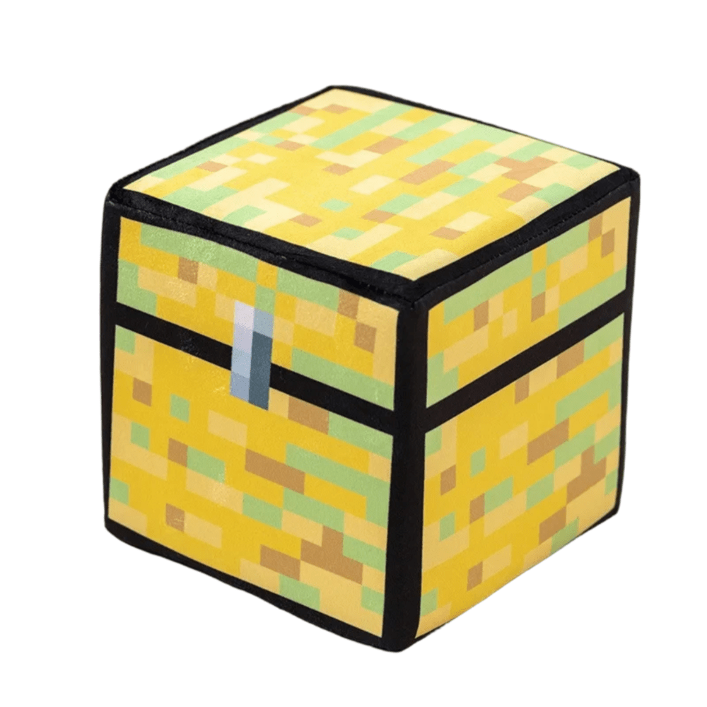 10cm Anime Game Minecraft Treasure Chest Cube Plush Toy 10cm Anime Game Minecraft Treasure Chest Cube Plush Toy