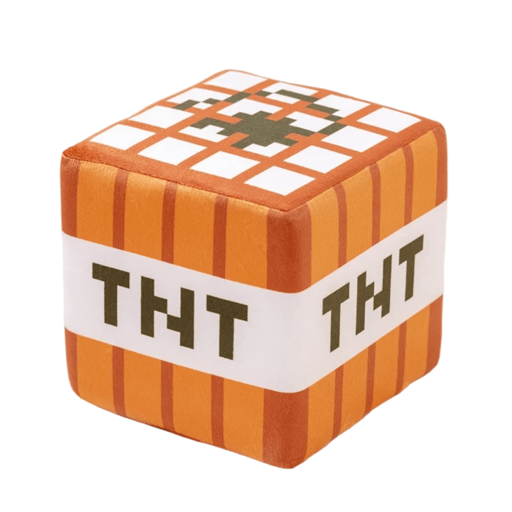 10cm Anime Game Minecraft TNT Cube Plush Toy 10cm Anime Game Minecraft TNT Cube Plush Toy
