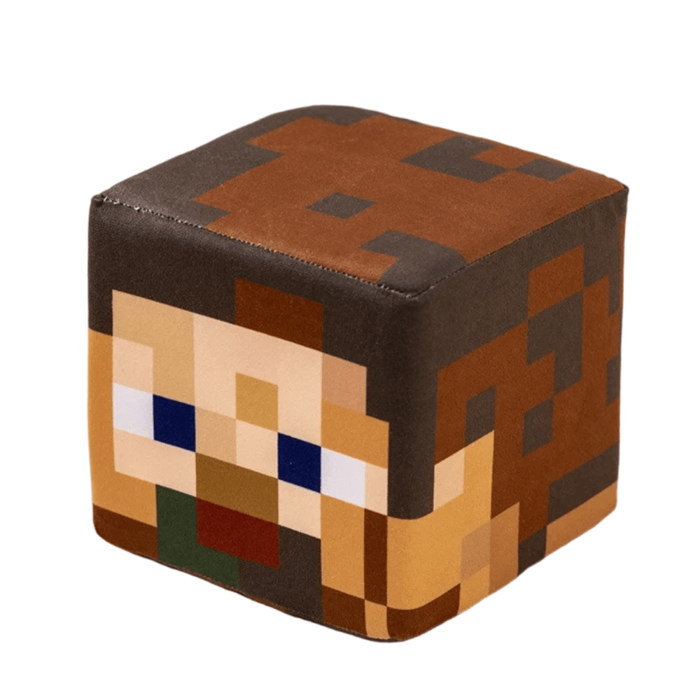 10cm Anime Game Minecraft Cube Steve Plush Toy 10cm Anime Game Minecraft Cube Steve Plush Toy