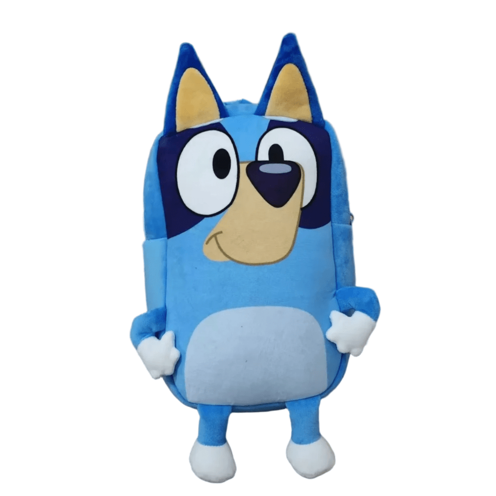 Cartoon Bluey Bandit Heeler Plush Backpack Cartoon Bluey Bandit Heeler Plush Backpack