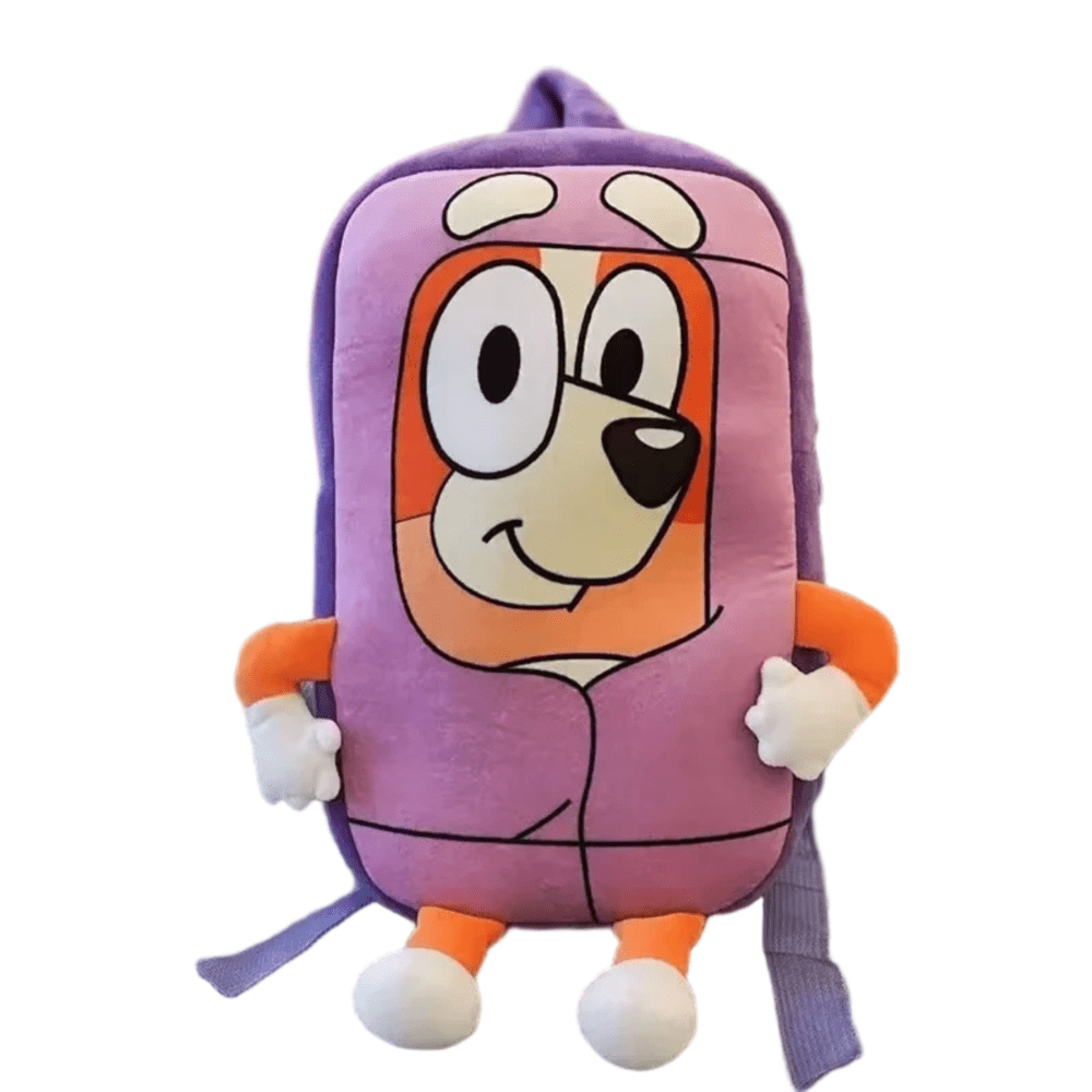 Anime Bluey Chilli Heeler Plush Backpack Anime Bluey Chilli Heeler Plush Backpack