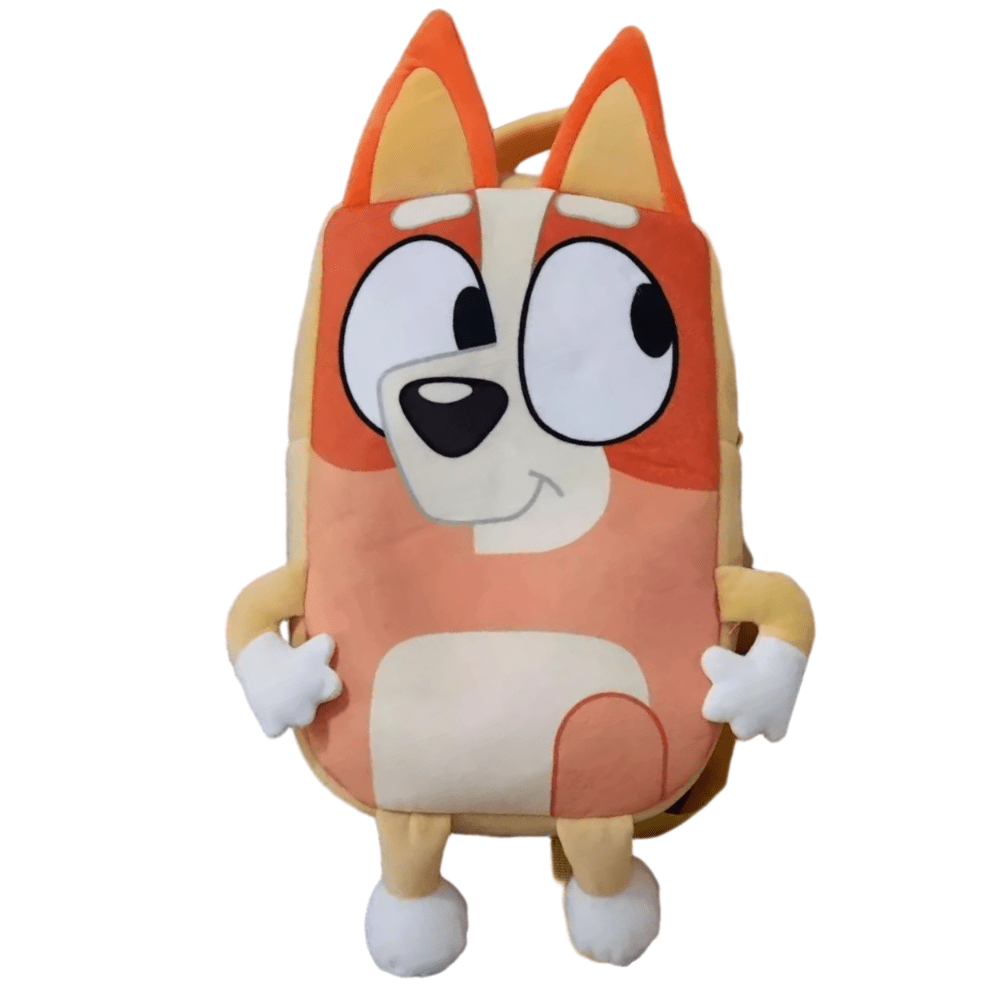 Cartoon Bluey Chilli Heeler Plush Backpack Cartoon Bluey Chilli Heeler Plush Backpack