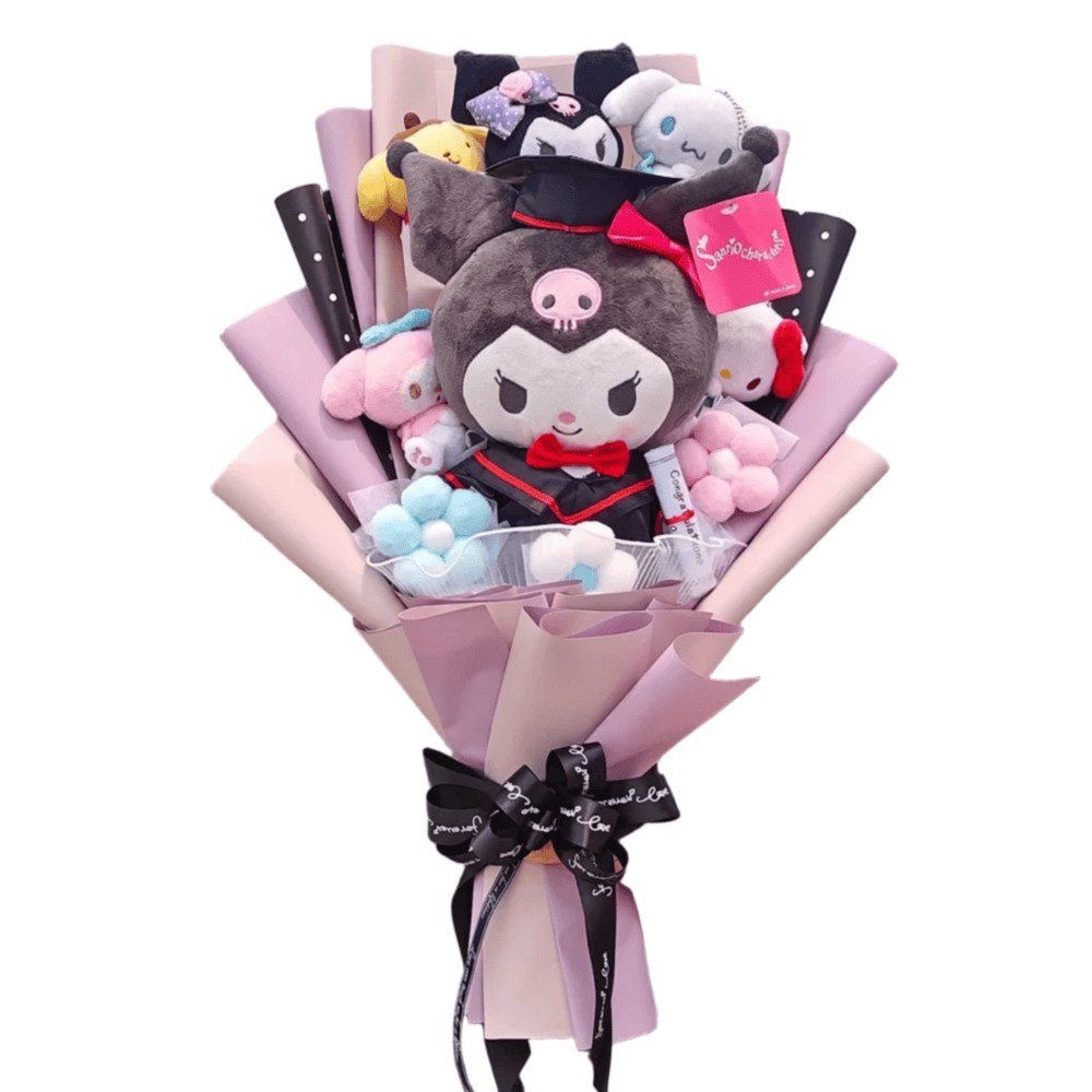 Graduation Sanrio Characters Stuffed Plush Bouquet Graduation Sanrio Characters Stuffed Plush Bouquet