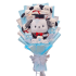 Sanrio Cartoon Graduation Pochacco Stuffed Plush Bouquet