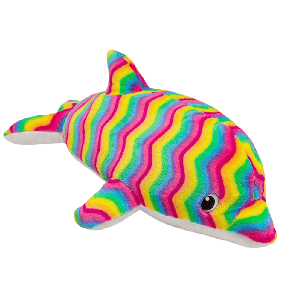 Soft Colorful Rainbow Dolphin Plush Toy Soft Colorful Rainbow Dolphin Plush Toy