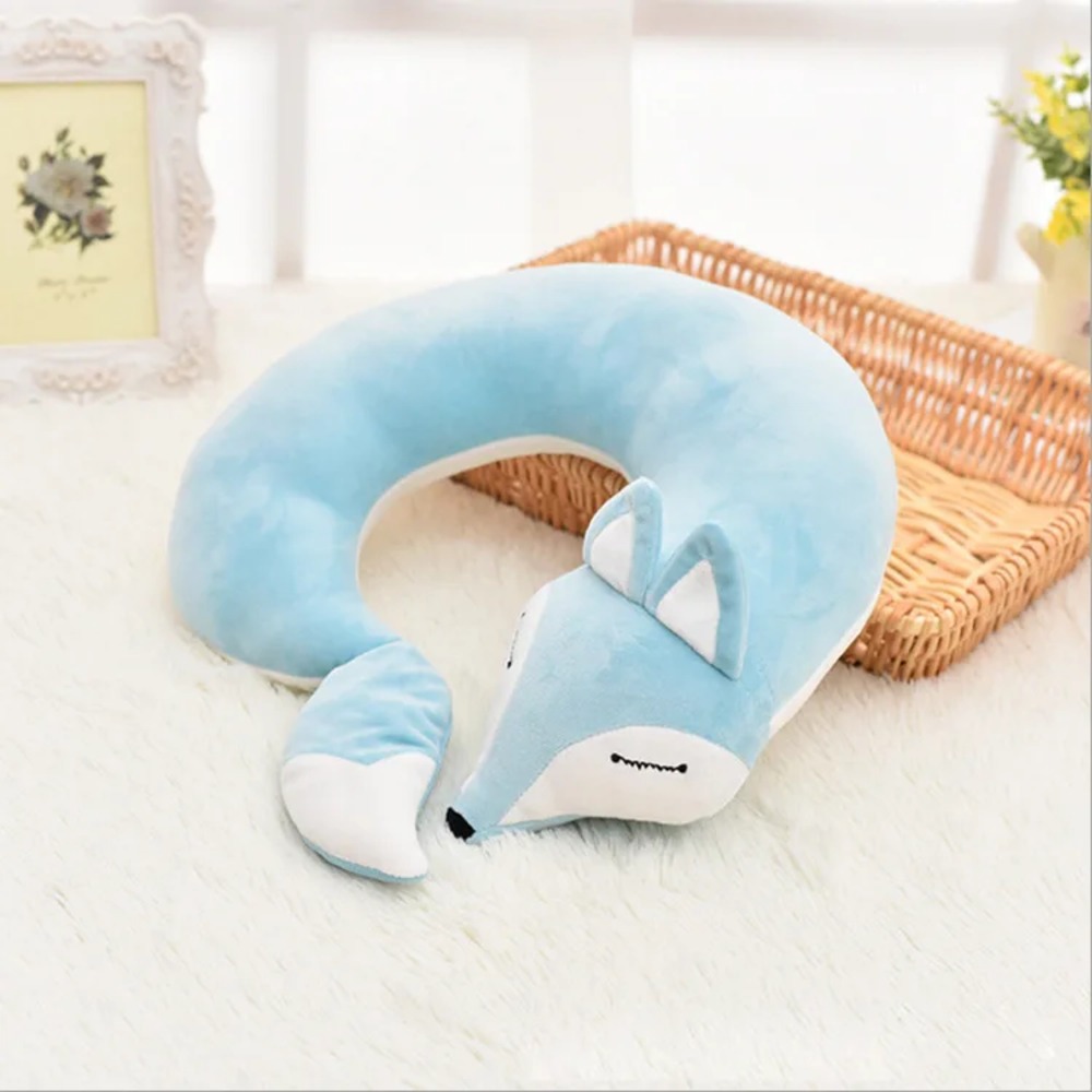 Soft Fox Animal U Shape Plush Neck Pillow Soft Fox Animal U Shape Plush Neck Pillow