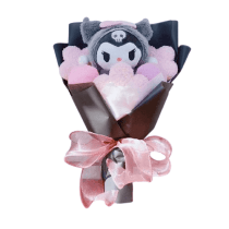 Sanrio Cartoon Kuromi Plush Toy Bouquet