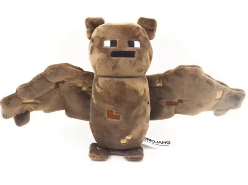 18cm Game Minecraft Brown Bat Soft Plush Toy