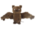 18cm Game MC Brown Bat Soft Plush Toy