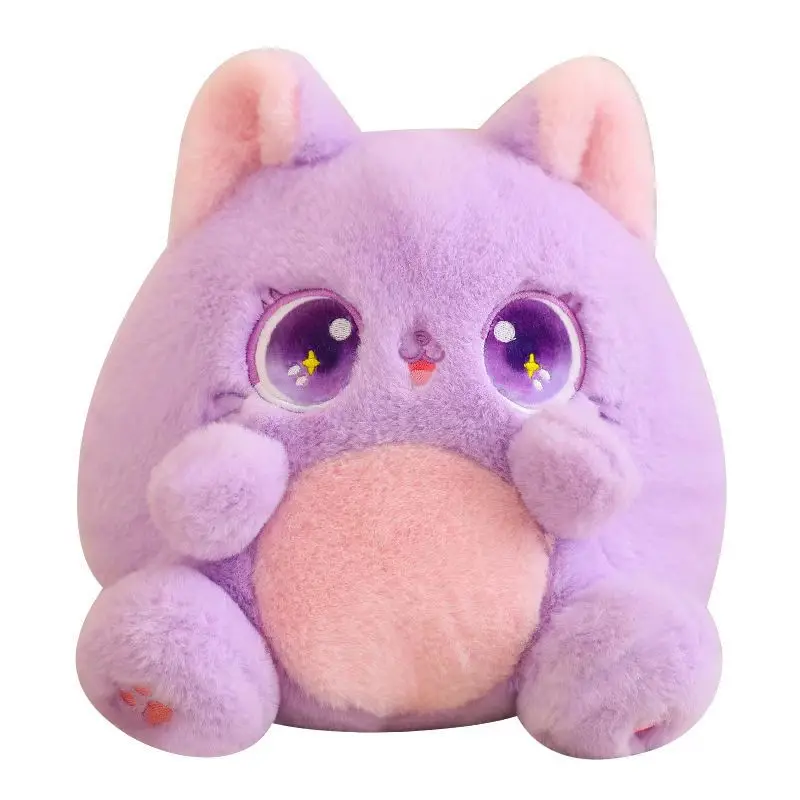 Cartoon Animal Sitting Fat Cat Plush Toy