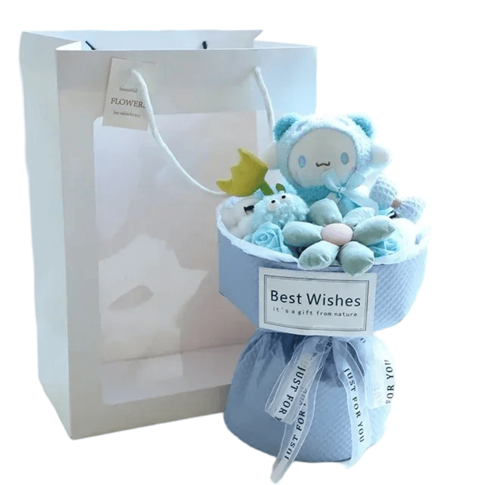 Sanrio Cartoon Cinnamoroll Bear Stuffed Plush Bouquet Sanrio Cartoon Cinnamoroll Bear Stuffed Plush Bouquet