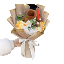 Cartoon Capybara Plush Toy Bouquet