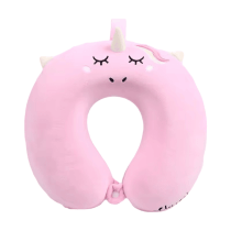 Cartoon Pink Unicorn U-Shaped Neck Pillow