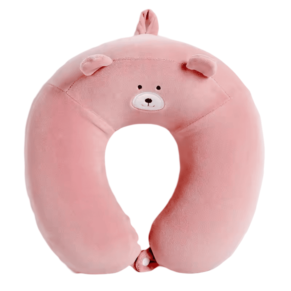 Cartoon Pink Bear U-Shaped Pillow Cartoon Pink Bear U-Shaped Pillow