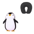 Animal Black Penguin U-Shaped Neck Pillow With Toy