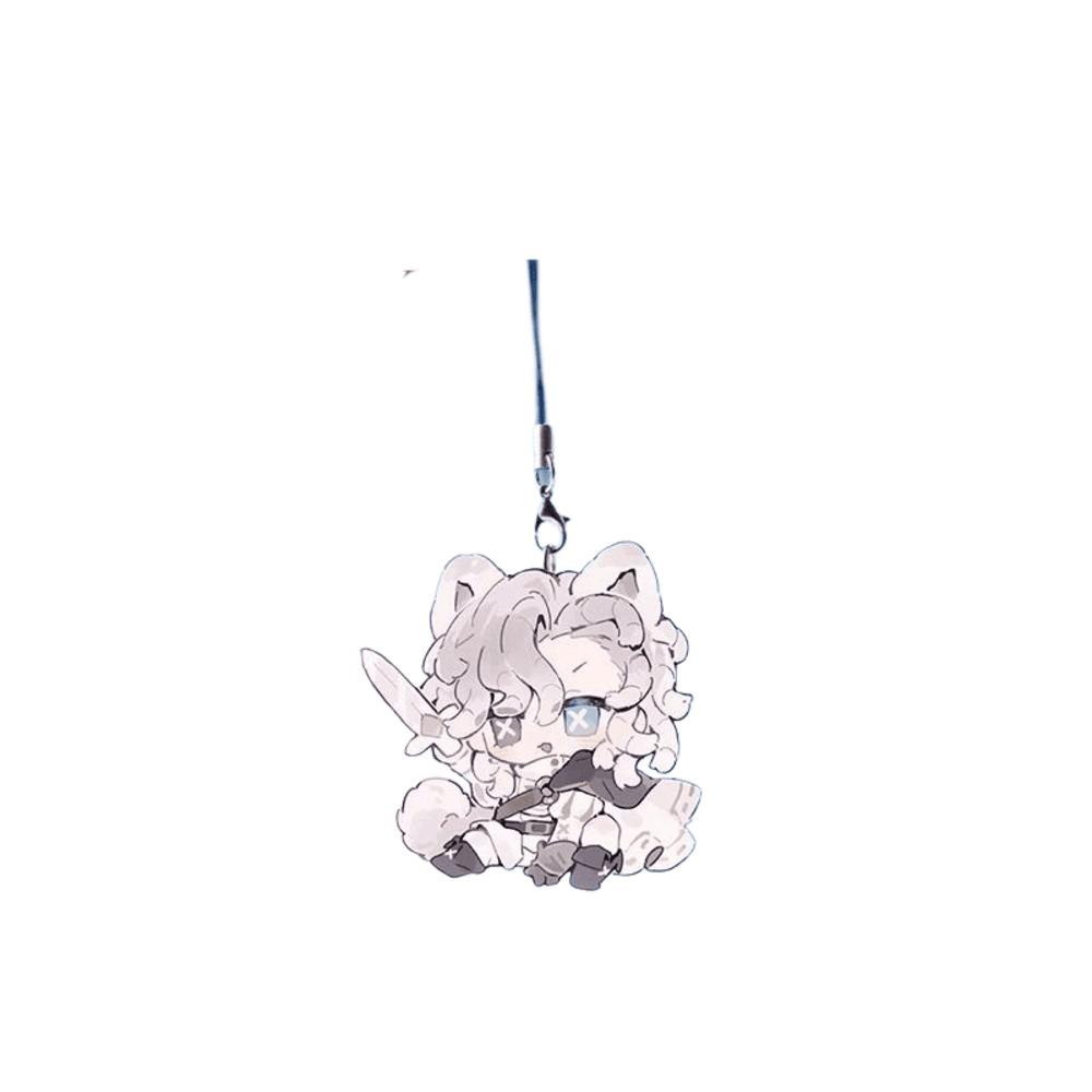 Anime Identity V Knight Backpack Keychain Anime Identity V Knight Backpack Keychain