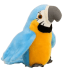Macaw Blue Parrot Stuffed Plush Toy