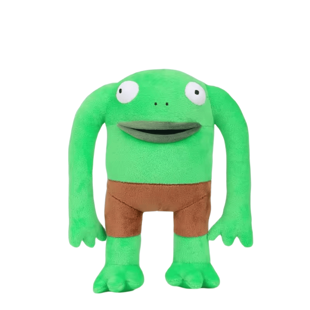 Cartoon Smiling Friends Mr. Frog Stuffed Plush Toy