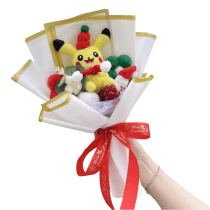 Cartoon Spider Man Plush Toy Christmas Bouquet