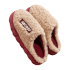 Red Alphabet Pattern Plush Indoor Slippers