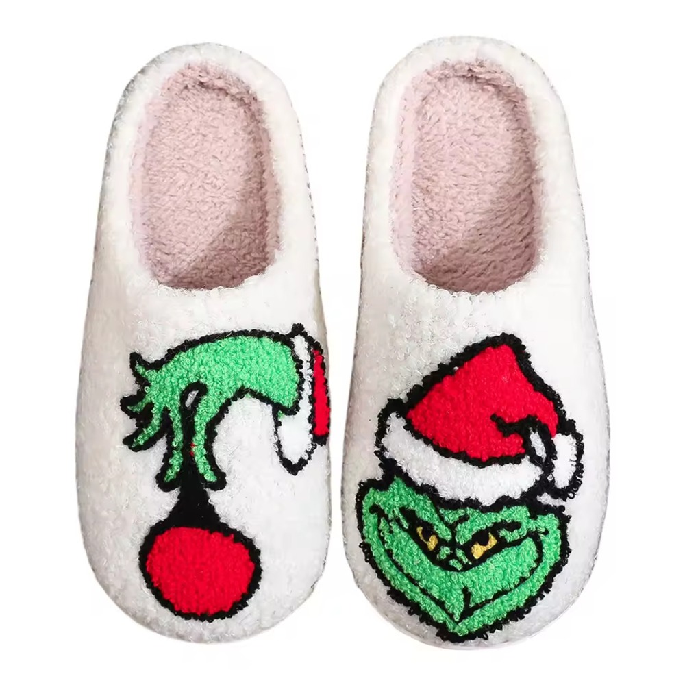 Christmas Monster Plush Slippers Christmas Monster Plush Slippers