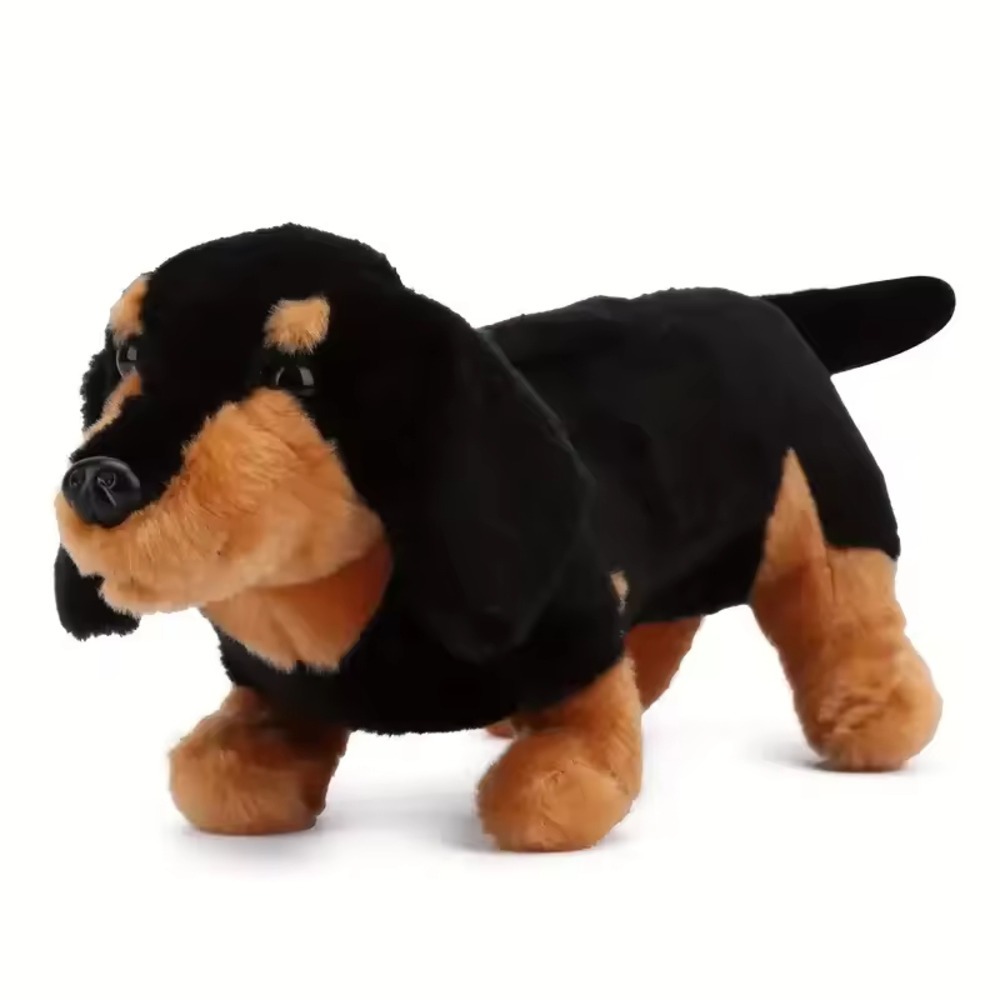 Black Dachshund Dog Stuffed Plush Toy Black Dachshund Dog Stuffed Plush Toy