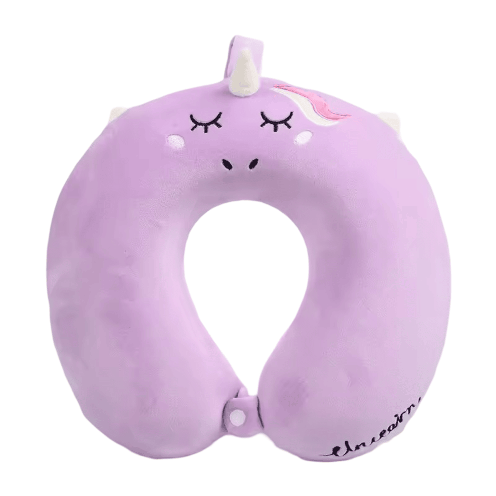 Cartoon Purple Unicorn U-Shaped Neck Pillow Cartoon Purple Unicorn U-Shaped Neck Pillow
