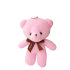 12cm Animal Pink Bear Stuffed Keychain