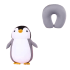 Animal Gray Penguin U-Shaped Neck Pillow With Toy