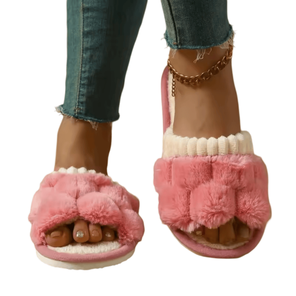 Winter Plush Slippers For Women