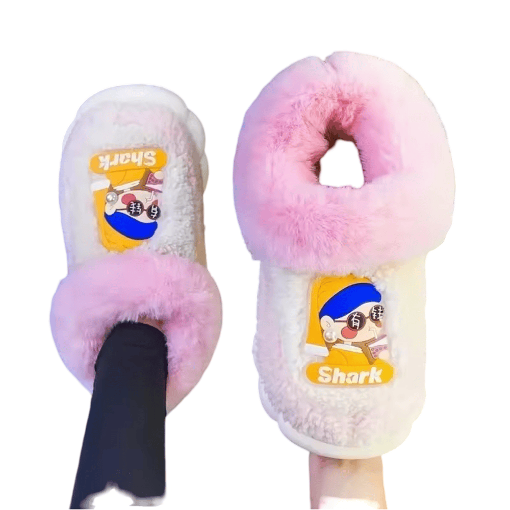 Pink Winter Warm Plush Shoes Pink Winter Warm Plush Shoes