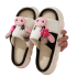 Cartoon Cow Lightweight Plush Slippers