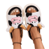 Cow Lightweight Soft Stuffed Plush Slippers
