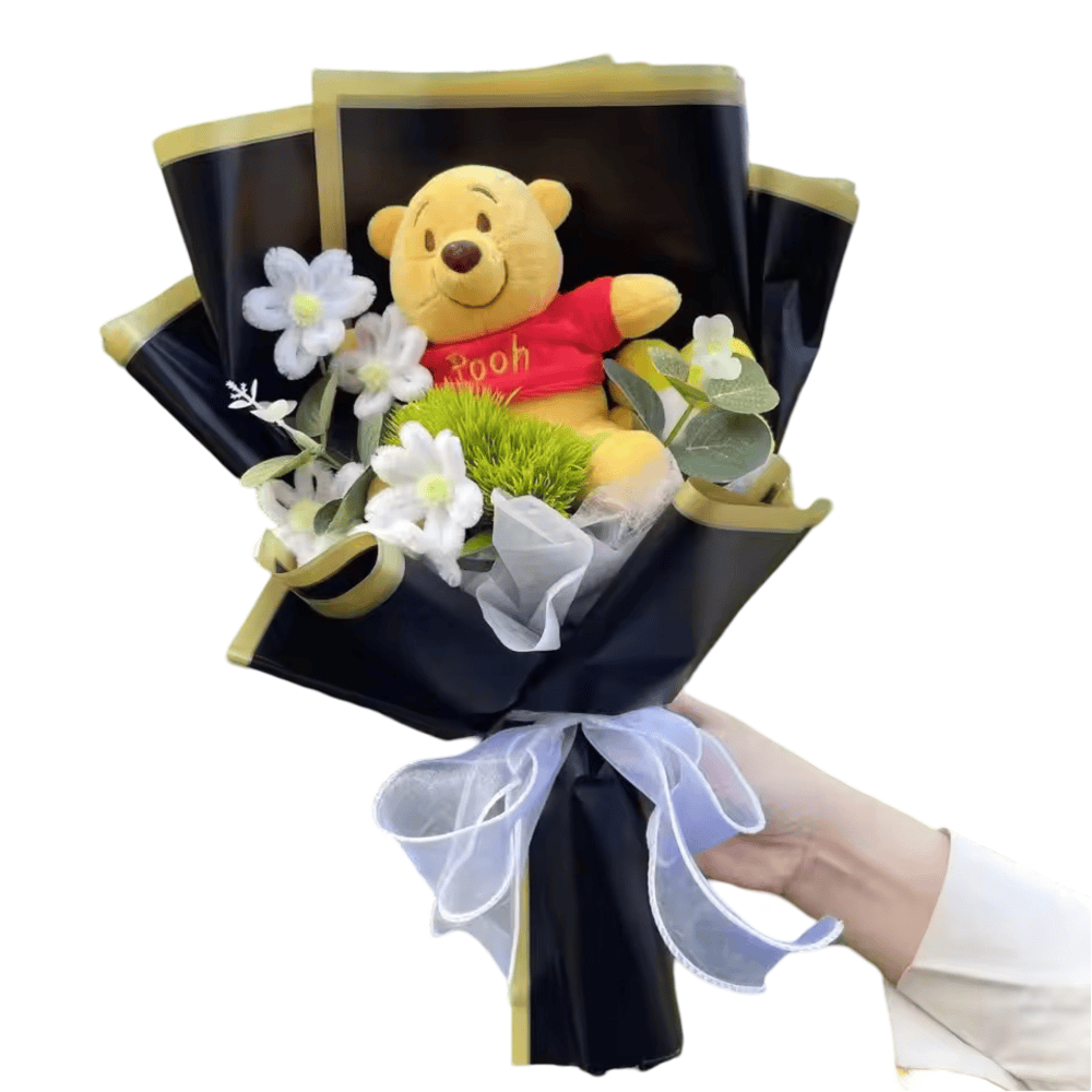Cartoon Winnie The Pooh Plush Toy Bouquet Cartoon Winnie The Pooh Plush Toy Bouquet
