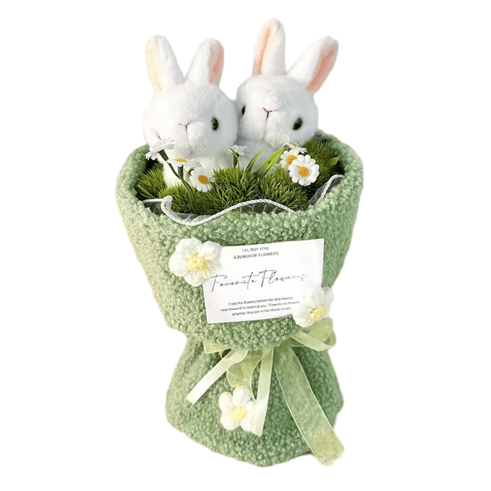 Rabbit Plush Toy Flower Bouquet Rabbit Plush Toy Flower Bouquet