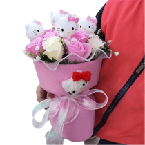 Cartoon Hello Kitty Toy Plush Bouquet