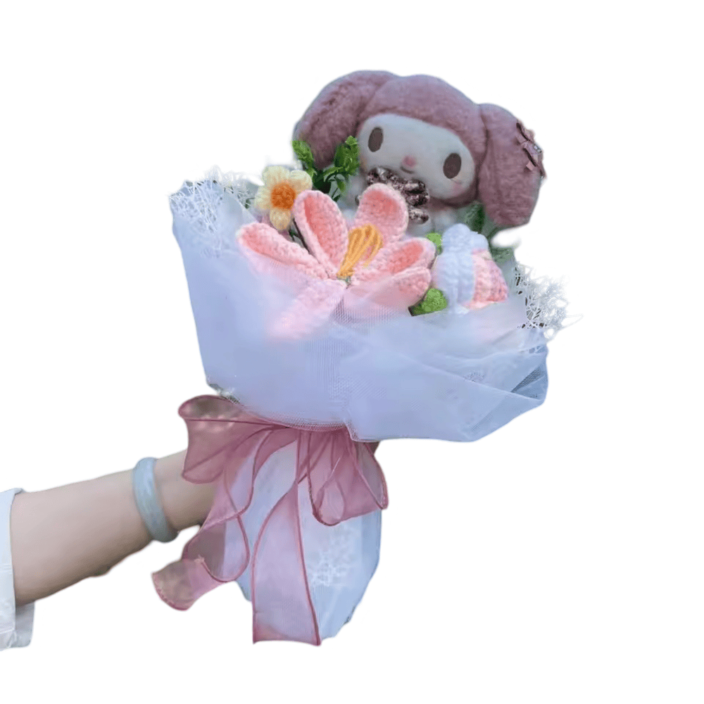 My Melody Plush Toy Bouquet With Flowers My Melody Plush Toy Bouquet With Flowers
