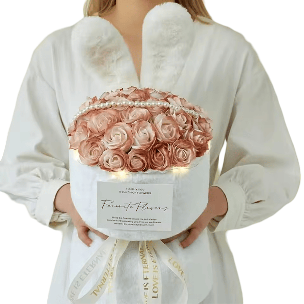 Rabbit Ears Brown Rose Bundle Bouquet Rabbit Ears Brown Rose Bundle Bouquet