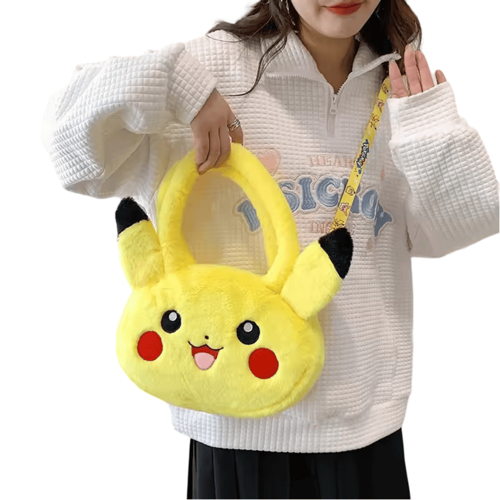Pokemon Pikachu Soft Plush Hand Bag Pokemon Pikachu Soft Plush Hand Bag