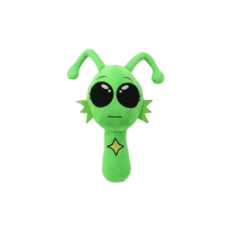 Game Sprunki Incredibox Green Alien Soft Plush Toy