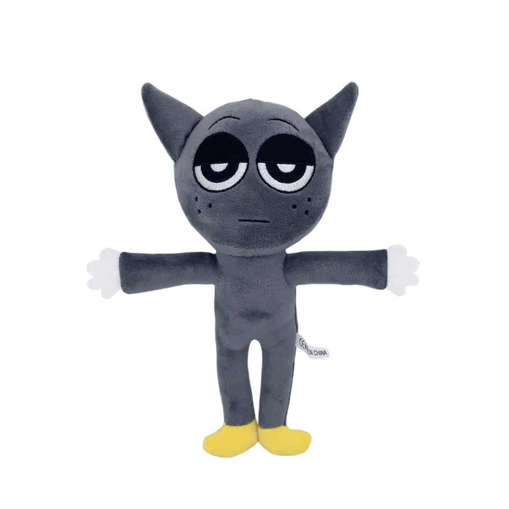 Game Sprunki Incredibox Gray Plush Toy Game Sprunki Incredibox Gray Plush Toy