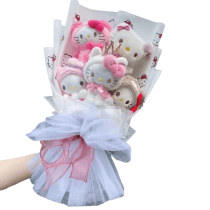Anime Hello Kitty Toy Plush Bouquet