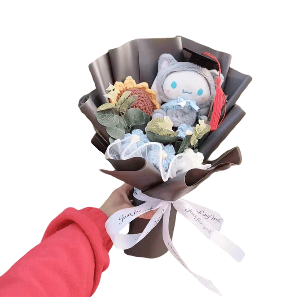 Anime Sanrio Cinnamoroll Plush Graduation Bouquet Anime Sanrio Cinnamoroll Plush Graduation Bouquet