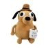 25cm This Is Fine Meme Coffee Dog Plush Toy