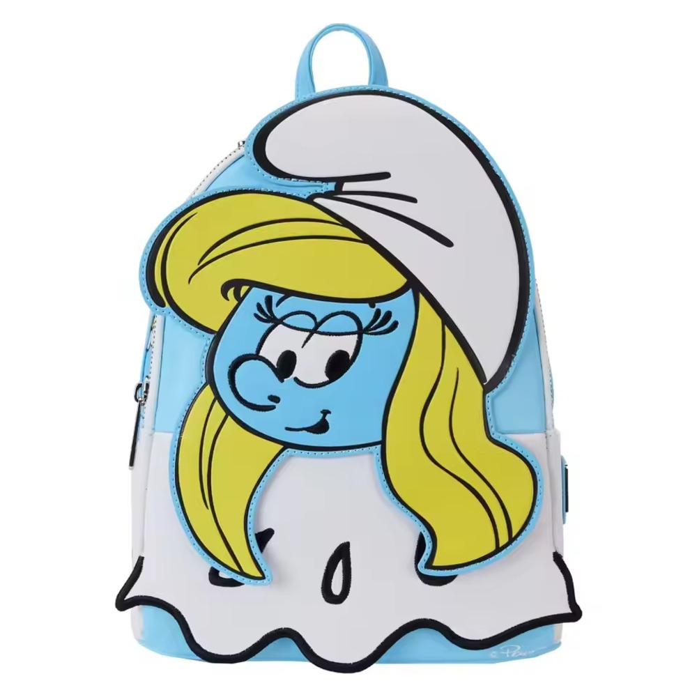 Cartoon Smurfette Soft Plush Backpack Cartoon Smurfette Soft Plush Backpack