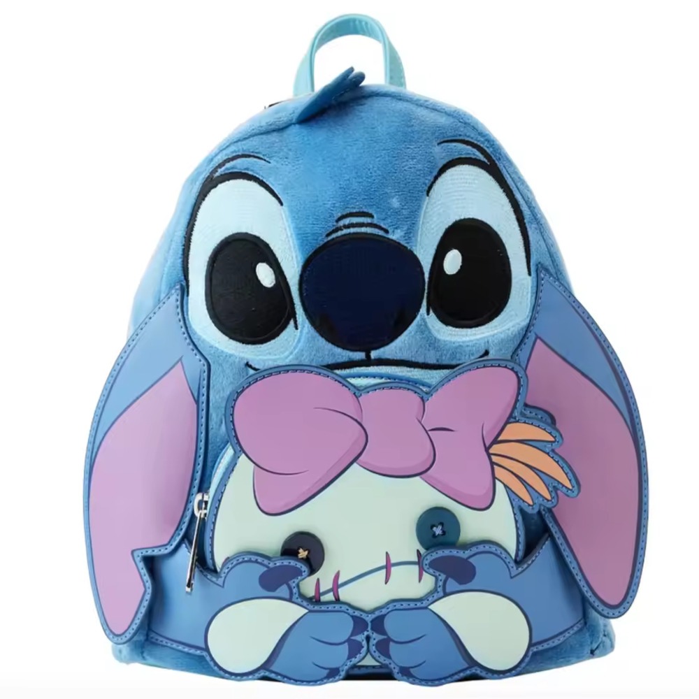 Disney Stitch Soft Plush Backpack Disney Stitch Soft Plush Backpack